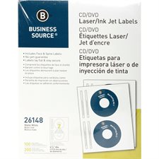 Étiquettes Premium pour CD/DVD