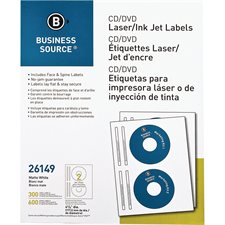 Étiquettes Premium pour CD/DVD