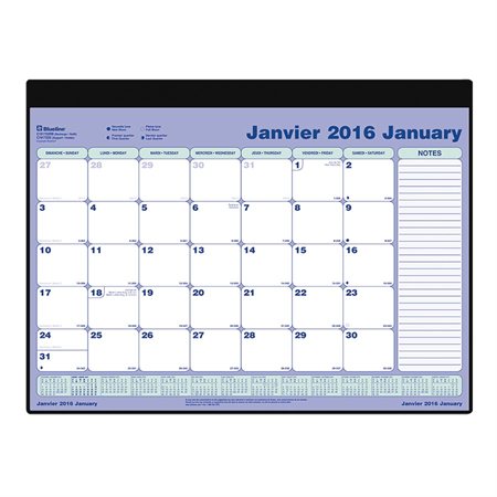 Monthly Desk Pad Calendar Base 2025