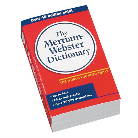 Dictionnaire anglais The New Merriam-Webster