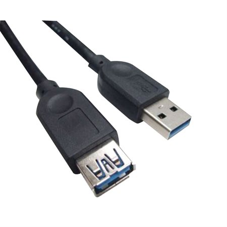 Câble USB A mâle /  A PCB extension femelle