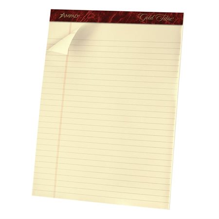 Gold Fibre™ Ivory Perforated Writing Pad