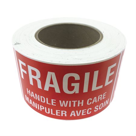 Étiquettes d'expédition Fragile - Manipuler avec soin