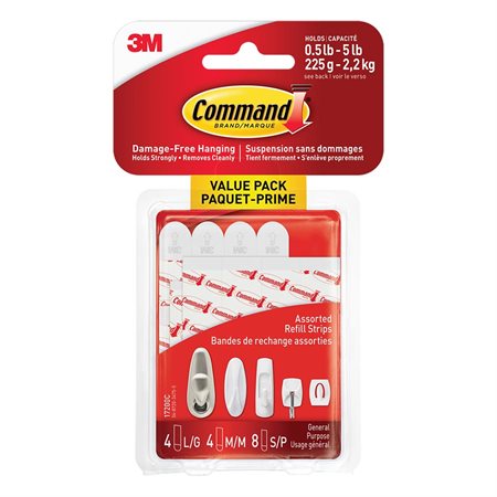 Command® Assorted Refill Strips
