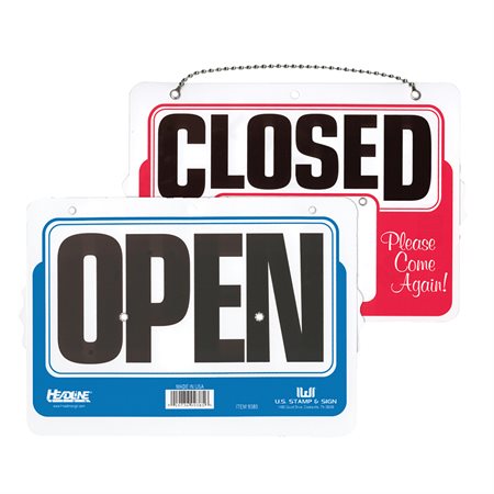 2-Sided OPEN / CLOSED Sign