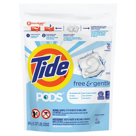 TTide Laundry Pods Free & Gentle