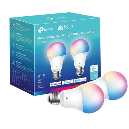 Multicolor Kasa Smart Light Bulb