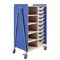 Whiffle Storage Cart - 4 Shelves and 10 Trays