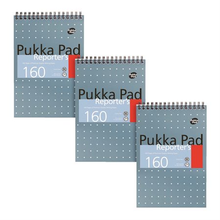 Pukka Pads Reporter's Mettalic Notepad